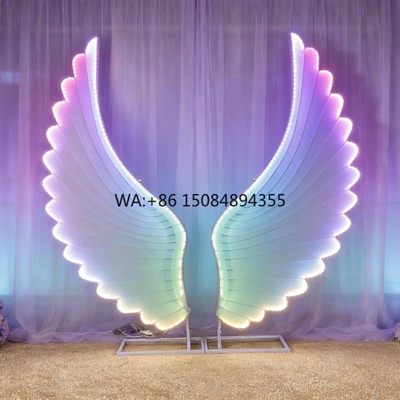 Glowing Angel Wings Light Prop - Lighting Decoration Ideas 评论和价格