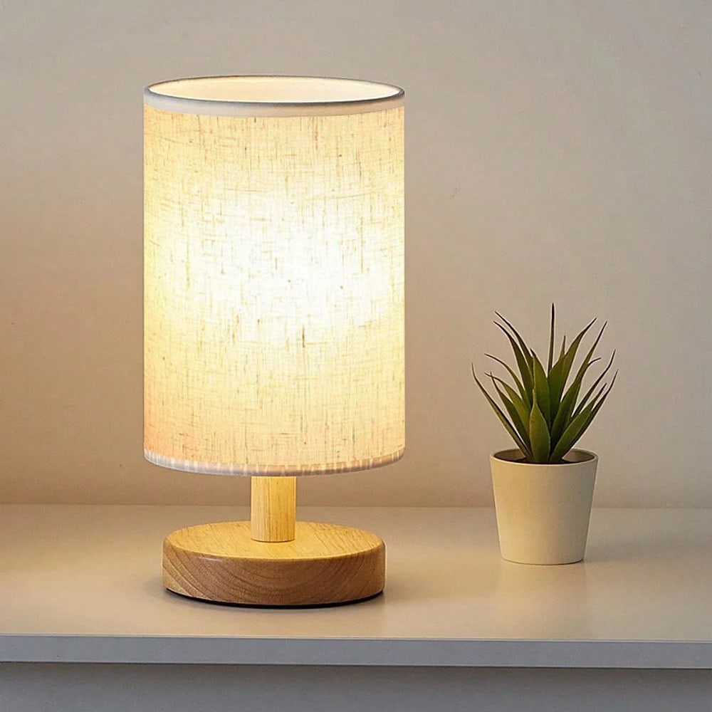 Modern Nordic Wooden And Fabri - Lighting Decor Bedroom 评论和价格