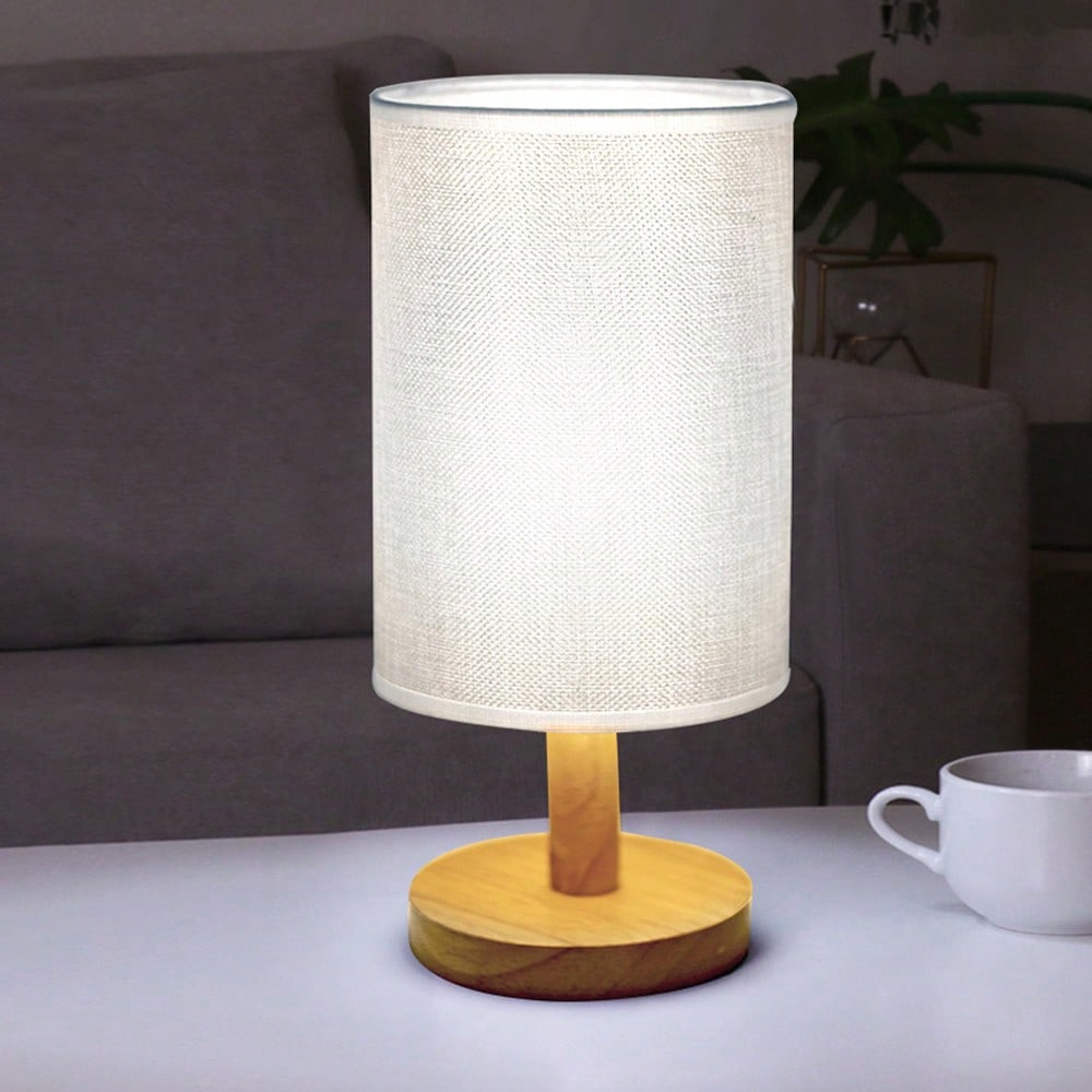 Modern Nordic Wooden And Fabri - Lighting Decor Bedroom 评论和价格