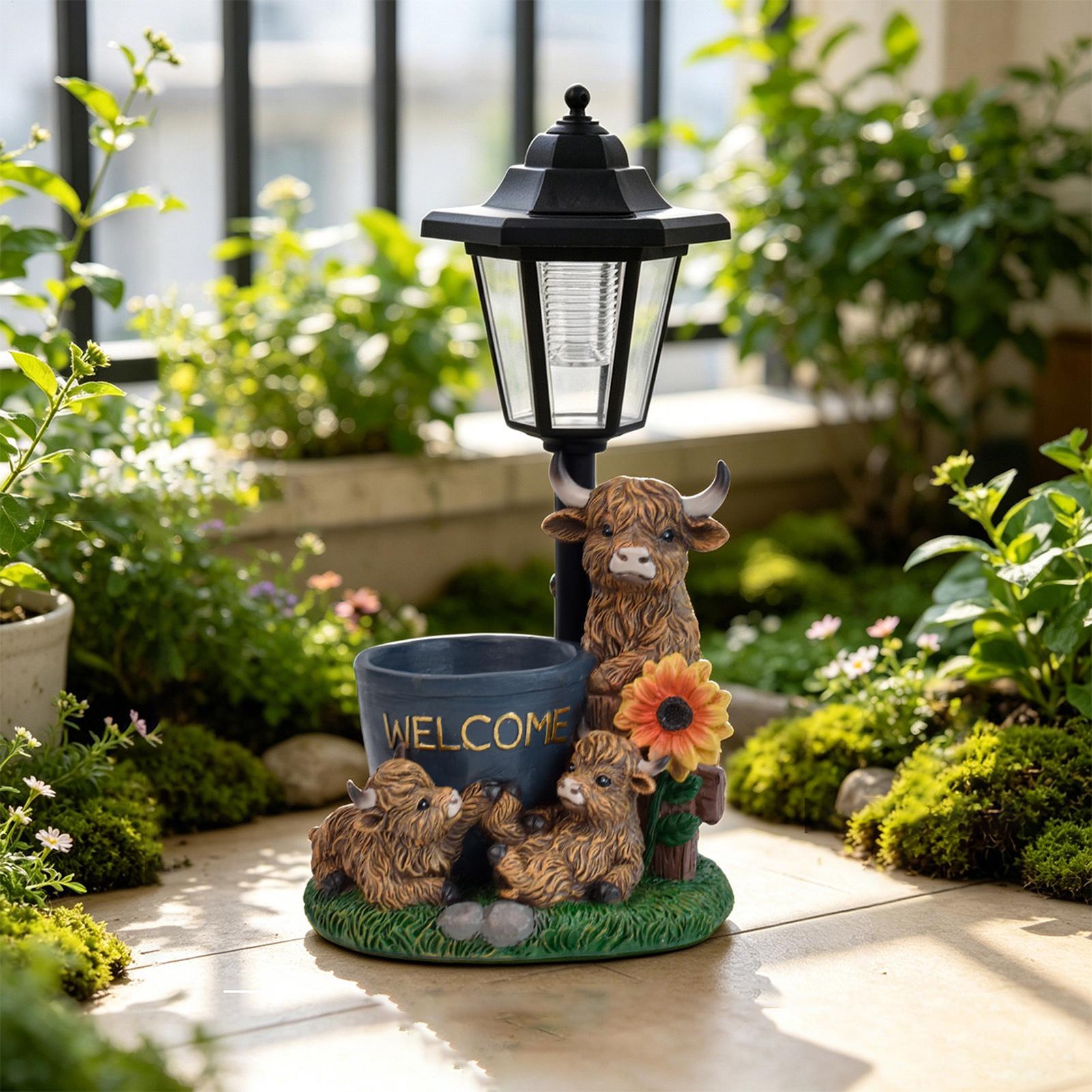 Solar Garden Animals Decorativ - Up Lighting Decor 评论和价格